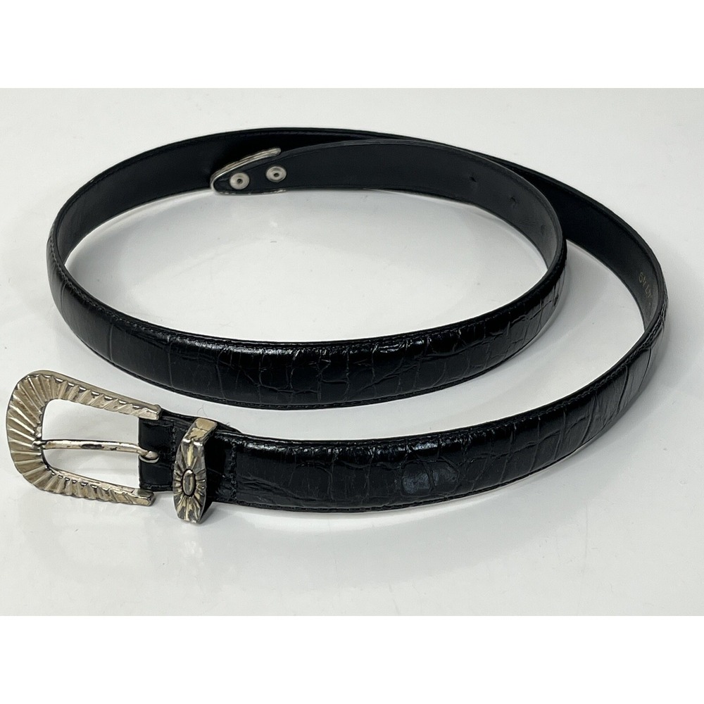 Vintage Imported Alligator Grain Steerhide Belt 32 in